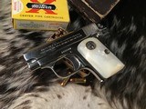 1908 Colt Pocket .25, Born 1916, Nickel, Pearls, Orig Box, Pistol Appears Unfired.
Trades Welcome - 15 of 25