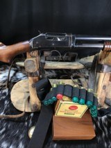 1947 Mfg. Winchester model 97 Takedown Pump Shotgun, Riot Gun 20” barrel, Cyl Choke. Trades Welcome - 3 of 15