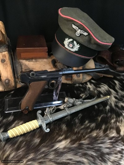 1917 Mfg. DWM P08 Luger Artillery Pistol, Original Matching Numbers, 9mm Survivor, Trades Welcome