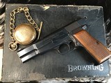 1954 Belgium Browning High Power W/Box, Thumbprint Slide, .9mm, Original High Condition. Trades Welcome - 17 of 21