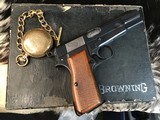 1954 Belgium Browning High Power W/Box, Thumbprint Slide, .9mm, Original High Condition. Trades Welcome - 19 of 21