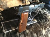 1954 Belgium Browning High Power W/Box, Thumbprint Slide, .9mm, Original High Condition. Trades Welcome - 9 of 21