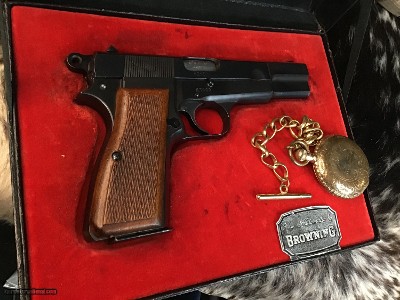 1954 Belgium Browning High Power W/Box, Thumbprint Slide, .9mm, Original High Condition. Trades Welcome - Image 18 of 21