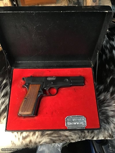 1954 Belgium Browning High Power W/Box, Thumbprint Slide, .9mm, Original High Condition. Trades Welcome - Image 8 of 21