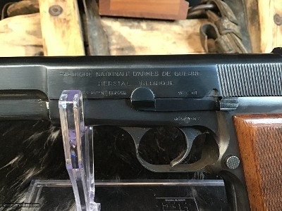 1954 Belgium Browning High Power W/Box, Thumbprint Slide, .9mm, Original High Condition. Trades Welcome - Image 16 of 21
