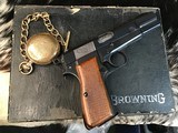 1954 Belgium Browning High Power W/Box, Thumbprint Slide, .9mm, Original High Condition. Trades Welcome - 13 of 21