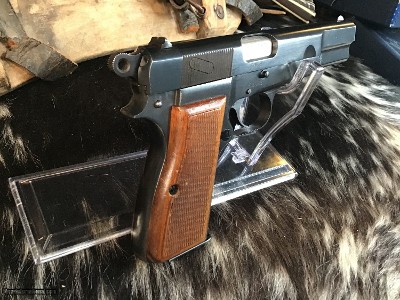 1954 Belgium Browning High Power W/Box, Thumbprint Slide, .9mm, Original High Condition. Trades Welcome - Image 9 of 21