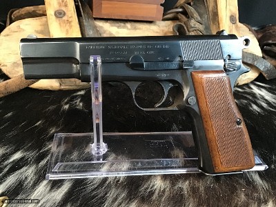 1954 Belgium Browning High Power W/Box, Thumbprint Slide, .9mm, Original High Condition. Trades Welcome - Image 6 of 21