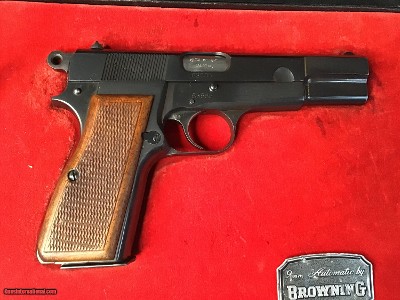1954 Belgium Browning High Power W/Box, Thumbprint Slide, .9mm, Original High Condition. Trades Welcome - Image 3 of 21