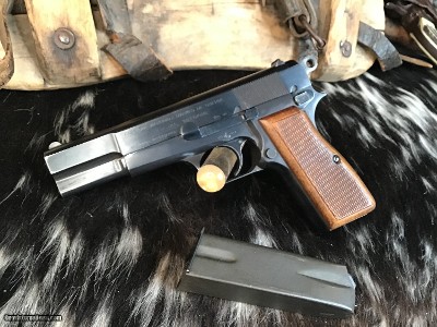 1954 Belgium Browning High Power W/Box, Thumbprint Slide, .9mm, Original High Condition. Trades Welcome - Image 14 of 21
