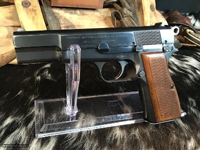 1954 Belgium Browning High Power W/Box, Thumbprint Slide, .9mm, Original High Condition. Trades Welcome - Image 15 of 21