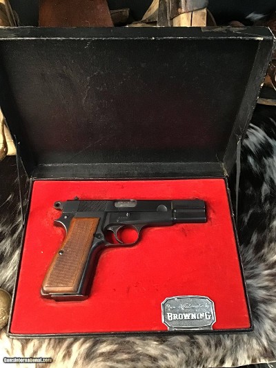 1954 Belgium Browning High Power W/Box, Thumbprint Slide, .9mm, Original High Condition. Trades Welcome - Image 20 of 21