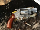 1969 Smith & Wesson model 60 .38 Chiefs Special Stainless, Factory “A” Engraved W/ Box,Tools. Trades Welcome - 18 of 21