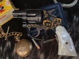 S Prefix Engraved Smith & Wesson, M& P ,Mother of Pearl Grips W/Gold Inlay, Cased.
Trades Welcome - 12 of 22