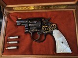 S Prefix Engraved Smith & Wesson, M& P ,Mother of Pearl Grips W/Gold Inlay, Cased.
Trades Welcome - 7 of 22