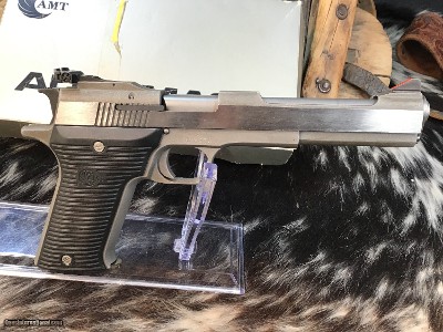 AMT AutoMag II, .22 Magnum Semi Auto, Boxed W/2 Mags. Trades Welcome - Image 7 of 17