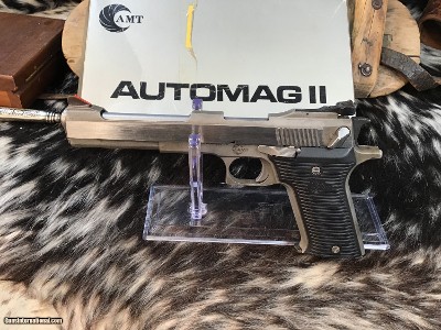 AMT AutoMag II, .22 Magnum Semi Auto, Boxed W/2 Mags. Trades Welcome - Image 3 of 17