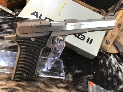 AMT AutoMag II, .22 Magnum Semi Auto, Boxed W/2 Mags. Trades Welcome - Image 13 of 17