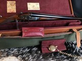 James Purdey & Sons Best Quality Sidelock Ejector,
Sequential Pair SxS London Hand Built Game Guns in Leather Motorcoach Case. Trades Welcome. - 11 of 25