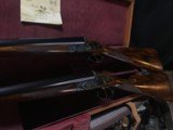 James Purdey & Sons Best Quality Sidelock Ejector,
Sequential Pair SxS London Hand Built Game Guns in Leather Motorcoach Case. Trades Welcome. - 23 of 25