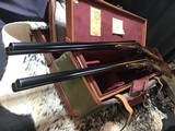 James Purdey & Sons Best Quality Sidelock Ejector,
Sequential Pair SxS London Hand Built Game Guns in Leather Motorcoach Case. Trades Welcome. - 21 of 25