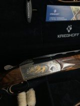 KRIEGHOFF K-80 SPORTER, HERITAGE GAME SCENE III, GOLD 12 Ga., KATI MAU ENGRAVED,CASED, NEW. TRADES WELCOME - 15 of 24