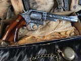 Smith & Wesson model 66-1 Factory “A” Engraved, Unfired in Box, .357 Mag,Gorgeous. Trades Welcome! - 6 of 25