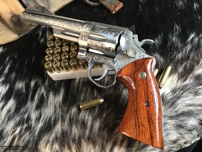 Smith & Wesson model 66-1 Factory “A” Engraved, Unfired in Box, .357 Mag,Gorgeous. Trades Welcome! - Image 3 of 25