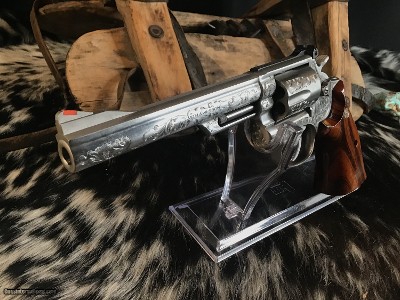 Smith & Wesson model 66-1 Factory “A” Engraved, Unfired in Box, .357 Mag,Gorgeous. Trades Welcome! - Image 5 of 25