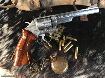 Smith & Wesson model 66-1 Factory “A” Engraved, Unfired in Box, .357 Mag,Gorgeous. Trades Welcome! - Image 18 of 25