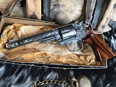 Smith & Wesson model 66-1 Factory “A” Engraved, Unfired in Box, .357 Mag,Gorgeous. Trades Welcome! - Image 2 of 25