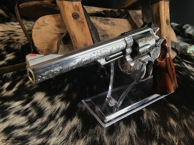 Smith & Wesson model 66-1 Factory “A” Engraved, Unfired in Box, .357 Mag,Gorgeous. Trades Welcome! - Image 16 of 25