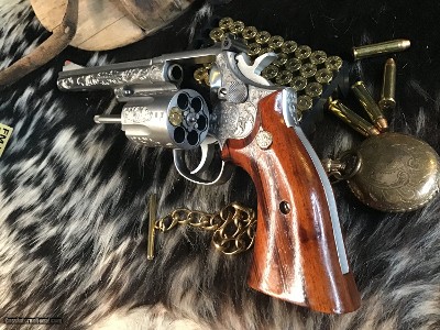 Smith & Wesson model 66-1 Factory “A” Engraved, Unfired in Box, .357 Mag,Gorgeous. Trades Welcome! - Image 15 of 25