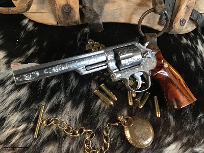 Smith & Wesson model 66-1 Factory “A” Engraved, Unfired in Box, .357 Mag,Gorgeous. Trades Welcome! - Image 20 of 25