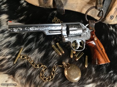 Smith & Wesson model 66-1 Factory “A” Engraved, Unfired in Box, .357 Mag,Gorgeous. Trades Welcome! - Image 17 of 25