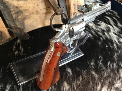 Smith & Wesson model 66-1 Factory “A” Engraved, Unfired in Box, .357 Mag,Gorgeous. Trades Welcome! - Image 4 of 25