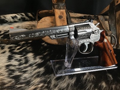 Smith & Wesson model 66-1 Factory “A” Engraved, Unfired in Box, .357 Mag,Gorgeous. Trades Welcome! - Image 10 of 25