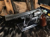 Factory “A” Engraved 1980 Mfg. N Framed Smith & Wesson .44 Magnum Stainless model 629 Unfired in Box. Trades Welcome - 2 of 19