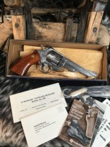 Factory “A” Engraved 1980 Mfg. N Framed Smith & Wesson .44 Magnum Stainless model 629 Unfired in Box. Trades Welcome - 5 of 19