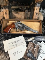 Factory “A” Engraved 1980 Mfg. N Framed Smith & Wesson .44 Magnum Stainless model 629 Unfired in Box. Trades Welcome