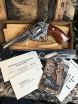 Factory “A” Engraved 1980 Mfg. N Framed Smith & Wesson .44 Magnum Stainless model 629 Unfired in Box. Trades Welcome - 4 of 19