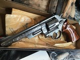 Factory “A” Engraved 1980 Mfg. N Framed Smith & Wesson .44 Magnum Stainless model 629 Unfired in Box. Trades Welcome - 7 of 19