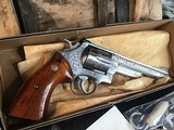 Factory “A” Engraved 1980 Mfg. N Framed Smith & Wesson .44 Magnum Stainless model 629 Unfired in Box. Trades Welcome - 3 of 19