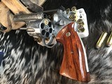 Factory “A” Engraved 1980 Mfg. N Framed Smith & Wesson .44 Magnum Stainless model 629 Unfired in Box. Trades Welcome - 14 of 19