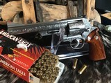 Factory “A” Engraved 1980 Mfg. N Framed Smith & Wesson .44 Magnum Stainless model 629 Unfired in Box. Trades Welcome - 13 of 19