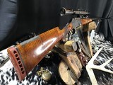 Pre WWII German Stalking Rifle, Full Engraved, Double Set Trigger, German Scope on Claw mts. Trades Welcome - 7 of 23