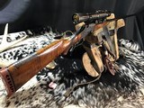 Pre WWII German Stalking Rifle, Full Engraved, Double Set Trigger, German Scope on Claw mts. Trades Welcome - 21 of 23