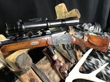 Pre WWII German Stalking Rifle, Full Engraved, Double Set Trigger, German Scope on Claw mts. Trades Welcome - 9 of 23