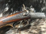 Antique German Drilling, SxS 16 Ga,& Centerfire Rifle bottom, Engraved W/ .410 Ga. inserts. Trades Welcome. - 4 of 25