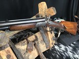 Antique German Drilling, SxS 16 Ga,& Centerfire Rifle bottom, Engraved W/ .410 Ga. inserts. Trades Welcome. - 16 of 25